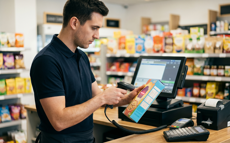 Fast Barcode Scanner Billing Feature